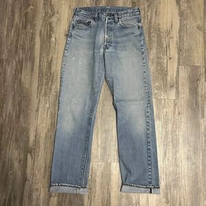 Vintage 70s Levi's 501XX Redline Selvedge Red Tab Denim Jeans Size 30X31